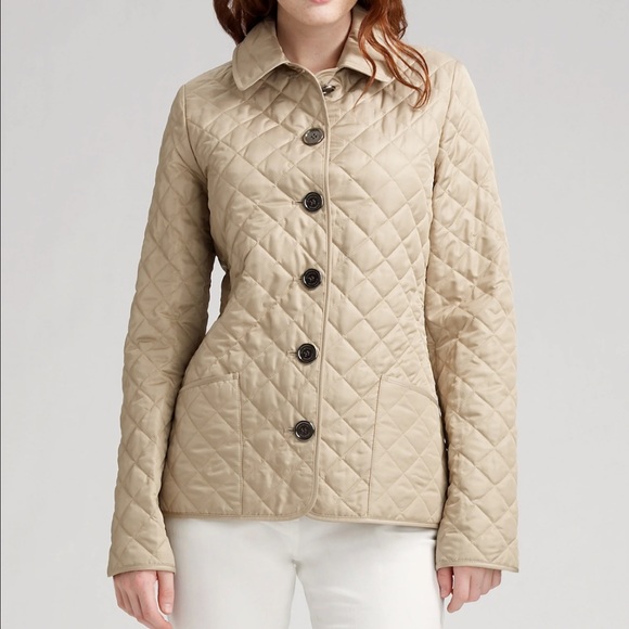 Burberry Jackets & Blazers - Burberry Brit Westbury Diamond Quilted Jacket Coat M